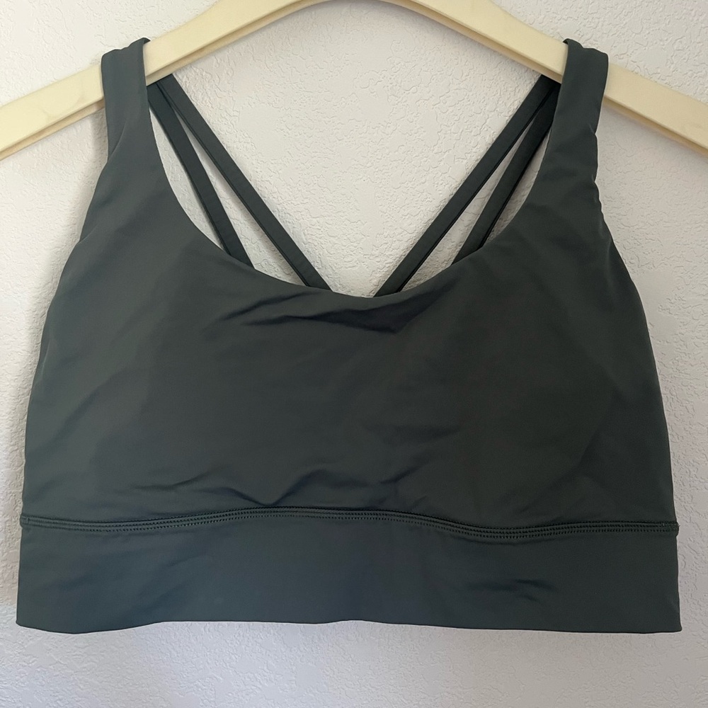 Lululemon Women's Energy Sports Bra - Dark Green